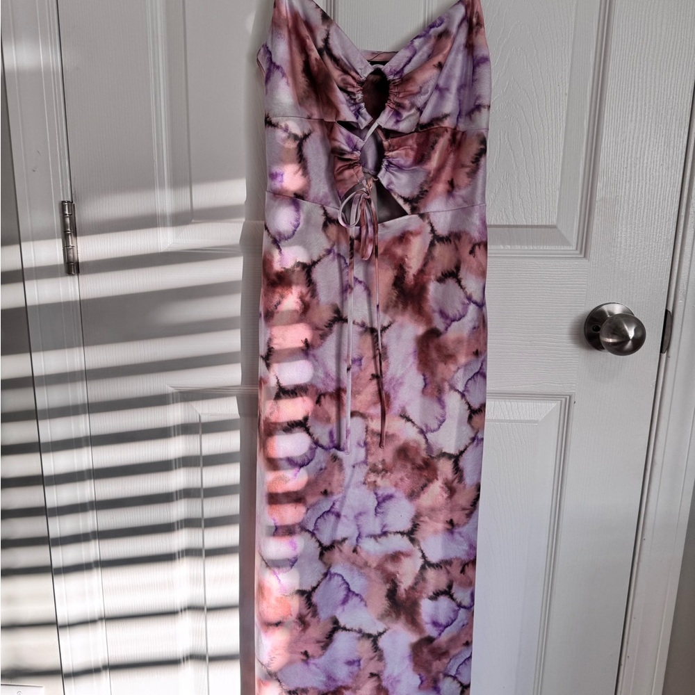 Dynamite Tie-Dye Chemise in Pink and Purple
